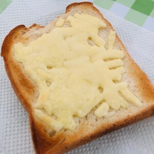 味がしみしみ☆バタポンチーズトースト
